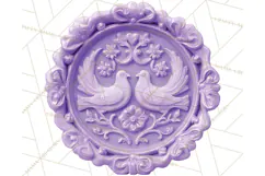 Valentine Wax Seal PNG, Cupid Hearts Clipart Product Image 2