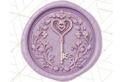 Valentine Wax Seal PNG, Cupid Hearts Clipart Product Image 5