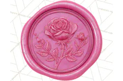 Valentine Wax Seal PNG, Cupid Hearts Clipart Product Image 5