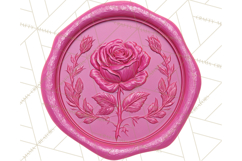 Valentine Wax Seal PNG, Cupid Hearts Clipart Product Image 2