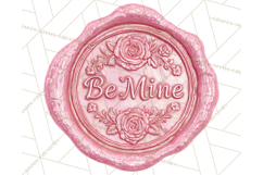 Valentine Wax Seal PNG, Cupid Hearts Clipart Product Image 3
