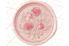 Valentine Wax Seal PNG, Cupid Hearts Clipart Product Image 4