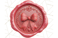 Valentine Wax Seal PNG, Cupid Hearts Clipart Product Image 2