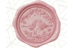 Valentine Wax Seal PNG, Cupid Hearts Clipart Product Image 5