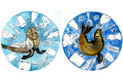 Sealion and plastic Product Image 1