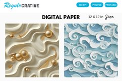 3D Seamless Digital Paper Product Image 1