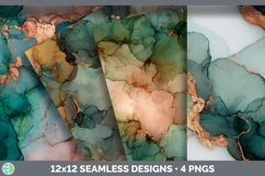 GorgeousSeamless Autumn Alcohol Ink Textured Background Papers design.