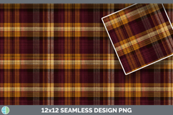 GorgeousSeamless Autumn Flannel Textured Background Papers design.