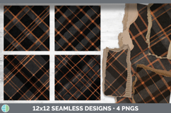GorgeousSeamless Autumn Flannel Textured Background Papers design.