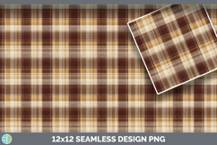 GorgeousSeamless Autumn Flannel Textured Background Papers design.