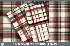 GorgeousSeamless Autumn Flannel Textured Background Papers design.