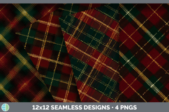 GorgeousSeamless Autumn Flannel Textured Background Papers design.