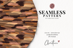 Seamless Brown Brushstroke Digital Paper Product Image 2