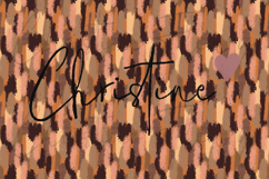 Seamless Brown Brushstroke Digital Paper Product Image 4