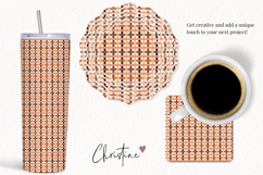 Seamless Brown Weave Digital Paper Product Image 3