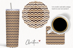 Seamless Brown Chevron Digital Paper Product Image 3