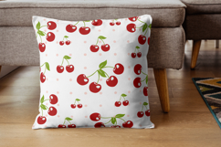 Seamless Cherries Pattern Digital Paper Product Image 3