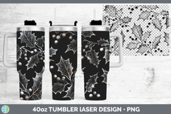 GorgeousSeamless Christmas Laser 40oz Tumbler design.