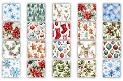 Christmas Patterns | Seamless Digital Paper JPG 12" Product Image 2