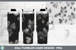 GorgeousSeamless Christmas Laser 40oz Tumbler design.