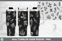 GorgeousSeamless Christmas Laser 40oz Tumbler design.