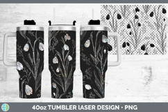 GorgeousSeamless Christmas Laser 40oz Tumbler design.