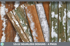 GorgeousSeamless Christmas Winter Textured Background Papers design.