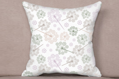 Background dandelions backdrop SVG Seamless pattern Flowers Product Image 2