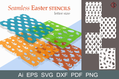 Easter stencils/ Seamless digital paper Product Image 1