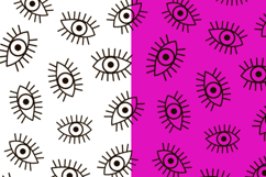 Seamless pattern eyes backdrop Transparent Background Product Image 2