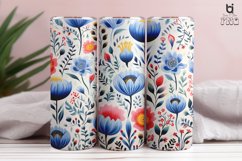 Seamless floral pattern Sublimation Tumbler Design Product Image 13