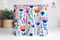 Seamless floral pattern Sublimation Tumbler Design Product Image 14