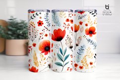 Seamless floral pattern Sublimation Tumbler Design Product Image 18