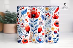 Seamless floral pattern Sublimation Tumbler Design Product Image 20