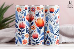 Seamless floral pattern Sublimation Tumbler Design Product Image 3