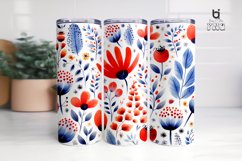 Seamless floral pattern Sublimation Tumbler Design Product Image 24