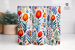 Seamless floral pattern Sublimation Tumbler Design Product Image 4