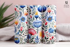 Seamless floral pattern Sublimation Tumbler Design Product Image 9