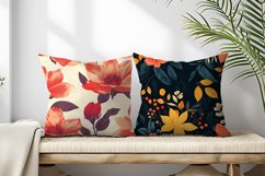 Seamless Flower Pattern Gift Wrapping Digital Paper | Floral Product Image 2