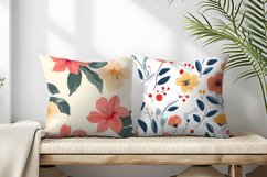 Seamless Flower Pattern Gift Wrapping Digital Paper | Floral Product Image 2