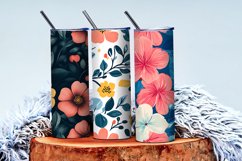 Seamless Flower Pattern Gift Wrapping Digital Paper | Floral Product Image 4