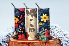 Seamless Flower Pattern Gift Wrapping Digital Paper | Floral Product Image 4