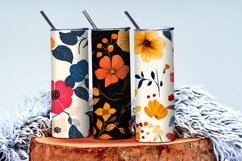 Seamless Flower Pattern Gift Wrapping Digital Paper | Floral Product Image 4