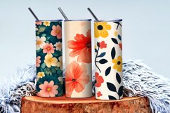 Seamless Flower Pattern Gift Wrapping Digital Paper | Floral Product Image 4