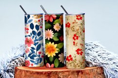 Seamless Flower Pattern Gift Wrapping Digital Paper | Floral Product Image 4