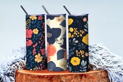 Seamless Flower Pattern Gift Wrapping Digital Paper | Floral Product Image 4