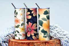 Seamless Flower Pattern Gift Wrapping Digital Paper | Floral Product Image 4