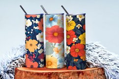 Seamless Flower Pattern Gift Wrapping Digital Paper | Floral Product Image 4