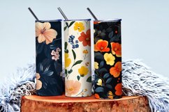 Seamless Flower Pattern Gift Wrapping Digital Paper | Floral Product Image 4