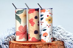 Seamless Flower Pattern Gift Wrapping Digital Paper | Floral Product Image 4